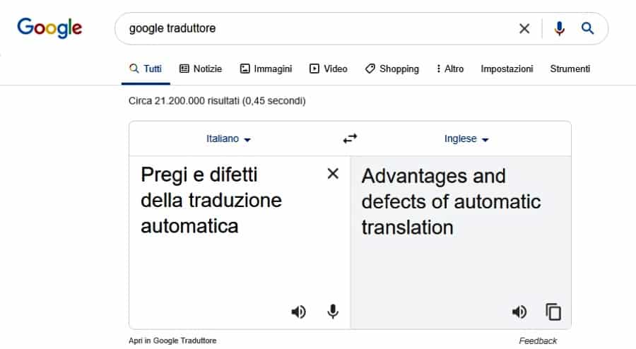 google traduttore o agenzia di traduzioni professionali